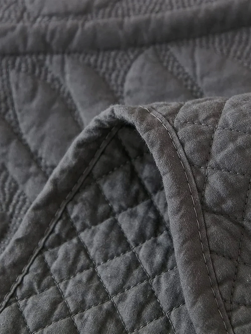 3 PIECE 100% COTTON QUILT SET, OVERSIZED QUILTED BEDSPREAD